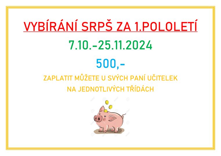 SRPŠ za 1.pololetí