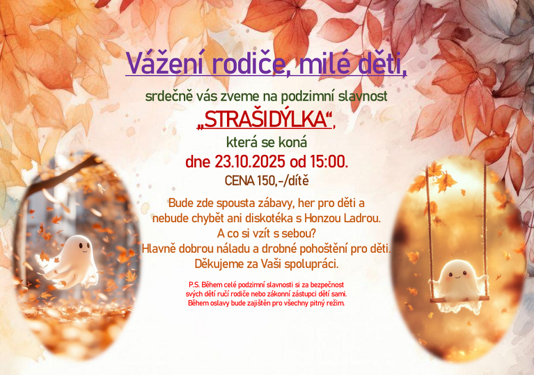 Podzimní slavnost "Strašidýlka"